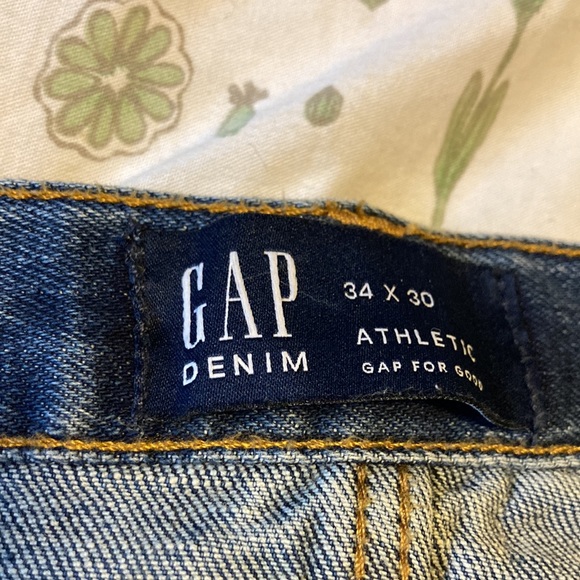 Gap Mens 34x30 Athletic Fit Denim Jeans NWOT - Picture 3 of 7